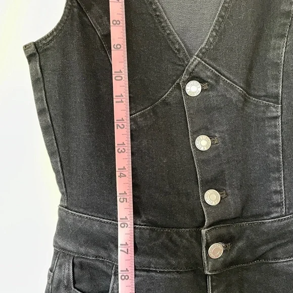 Pilcro Button Down Denim Jumpsuit - Picture 9 of 10